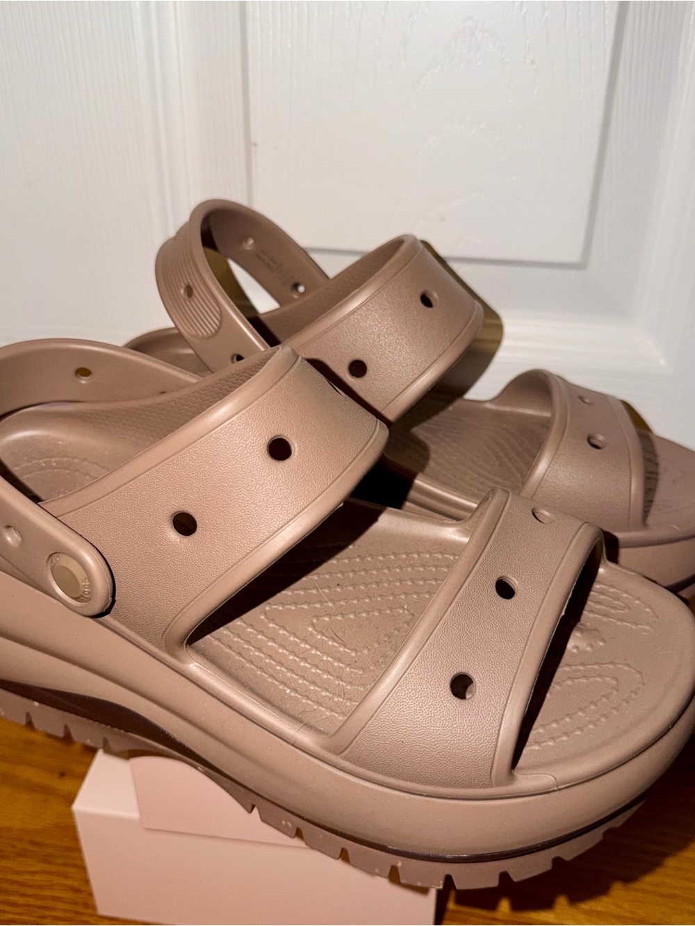 Crocs Mega Crush Sandals - Latte - Picture 4 of 8